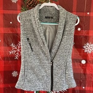 Anthropologie THML Black and White Textured Vest